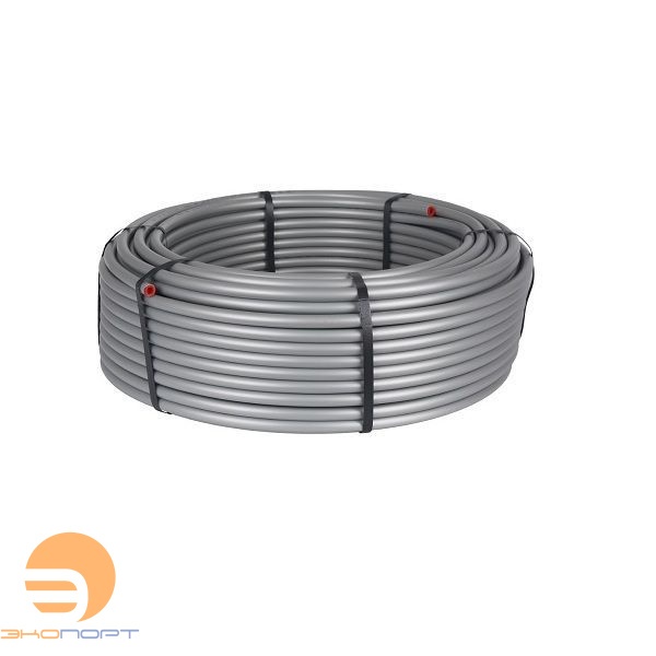 Труба PE-Xc 16x2.6 серая (бухта 100м) stabil STOUT (кратно бухте)