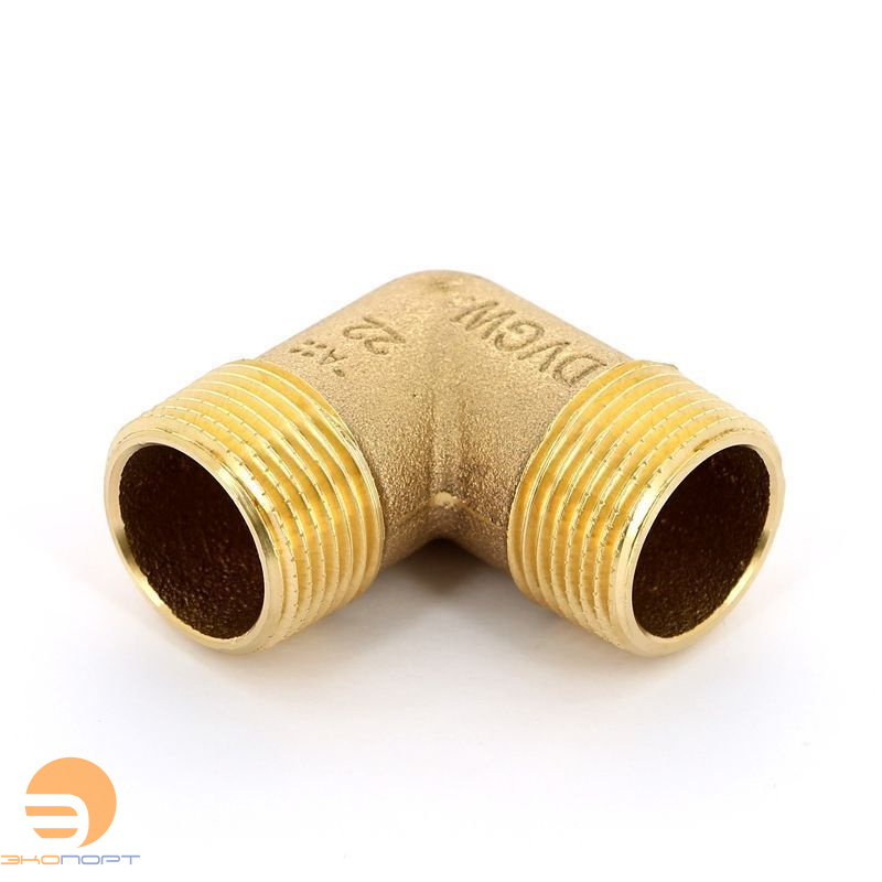 Угольник НР-НР 1х1 (бронза) Viega 