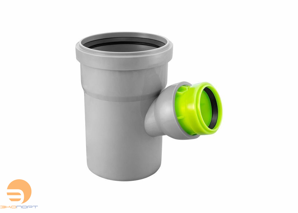 Тройник регулируемый 45-88 град. 110-50 вн. канализ. VALFEX