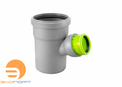Тройник регулируемый 45-88 град. 110-50 вн. канализ. VALFEX