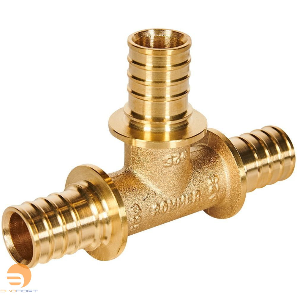 Тройник 25-25-25 латунь Rommer