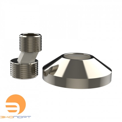 Эксцентрик с декоративной чашкой хромированный 3/4"х1/2" Valogin