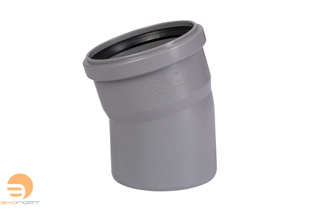Отвод однорастр 75*15 гр. OST