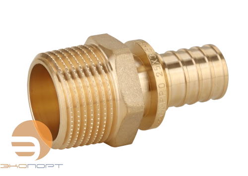 Переходник 25х1" НР латунь Gappo Переходник 25х1" НР латунь Gappo
