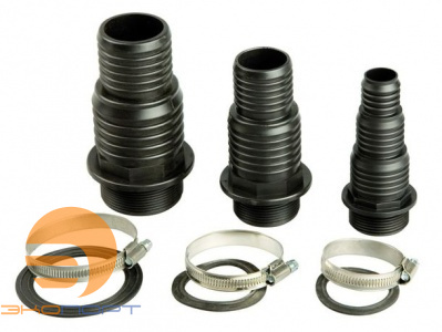 Штуцер универсальный с хомутом Schlauchtuelle mit Schelle 2-63/50mm 