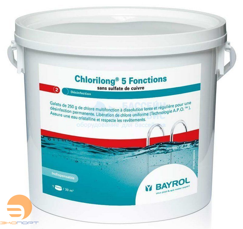 Хлорилонг 200 / ChloriLong 200, 5кг, BAYROL