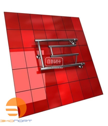 Полотенцесушитель C primo 32/50 см 1"-3/4"-1/2" хром, боковое подключение, Водяной (К0), ДВИН