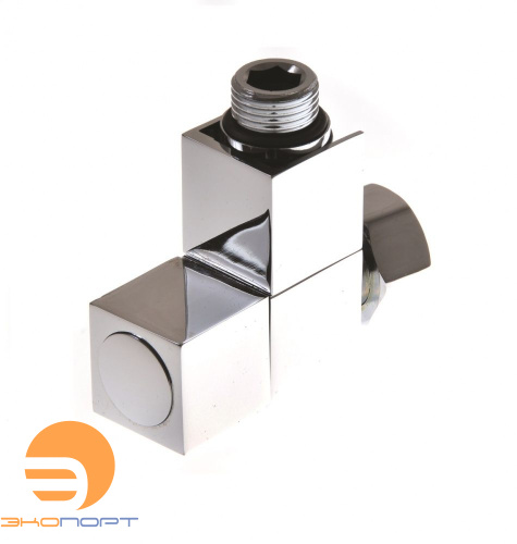 Кран угловой колпачок квадратный 3/4"х1/2" г/ш с отражателем SMART