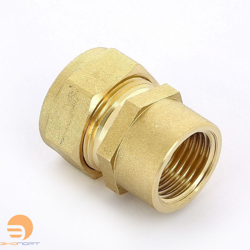 Соединение (муфта) SF 15х1/2"ВР с мет. кольцом STACORT