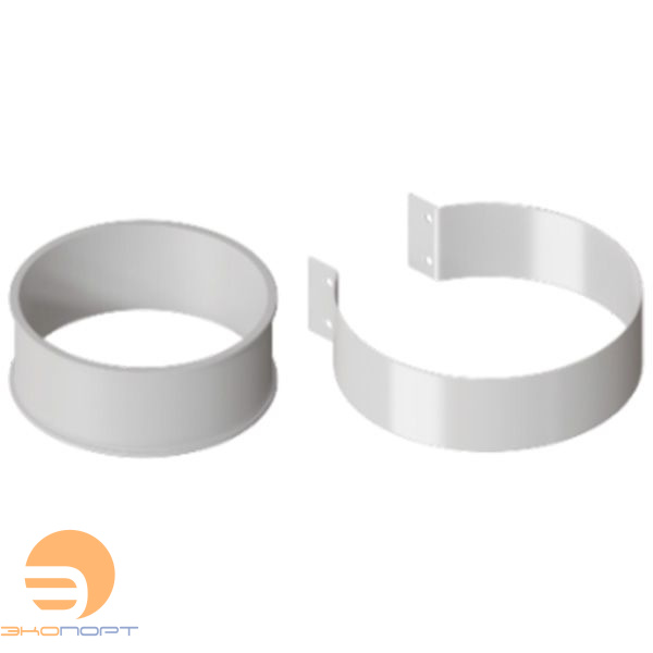 Хомут резиновый гнутый D100 Rommer