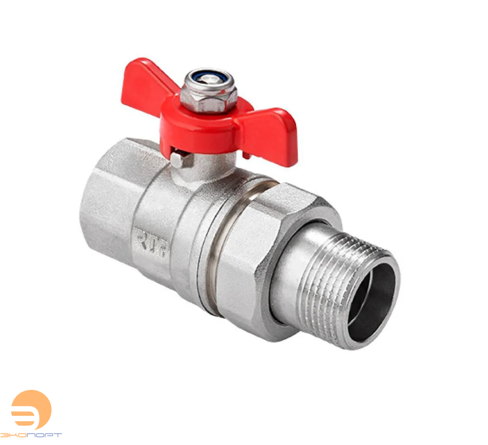 Кран со сгоном НВ  1/2" бабочка РТП