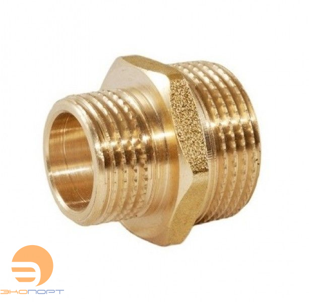 Ниппель НР-НР   1х1/2 (латунь) Tiemme