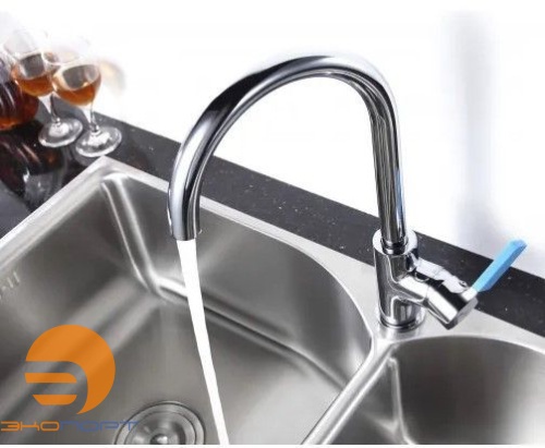 Смеситель для кухни AURA, с поворотным изливом, хром, LEMARK