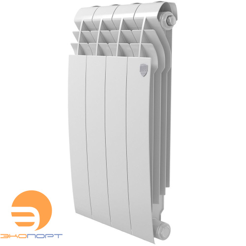 Радиатор биметаллический BiLiner Bianco 500/87  4 секции (белый) Royal Thermo