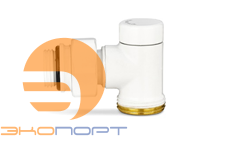 Узел нижнего подключения 1/2x3/4Ek угловой раздельный белый Varmega