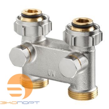 Присоединительный узел прямой 3/4 UMх3/4 AG  (переключ. подающей и обратной подводки) Oventrop