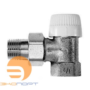 Термоклапан со вставкой типа V (с преднастр.) угловой DN15 1/2", PN10, Kvs0.72 Honeywell