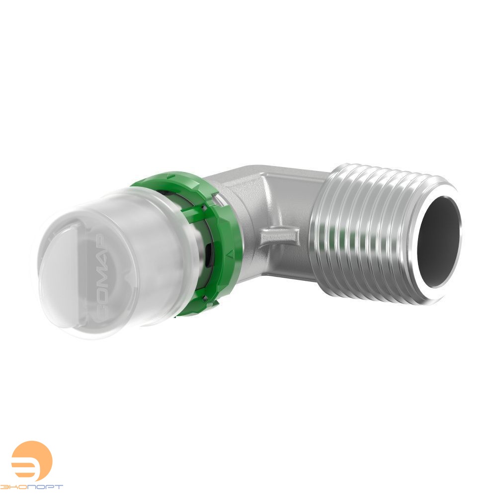 Угольник 16-1/2 НР латунь, пресс Comap