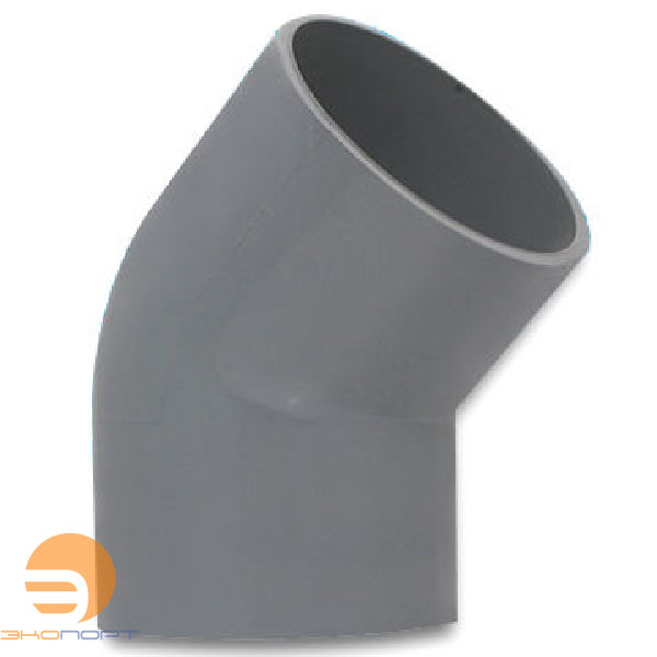 Угольник 45* (25)-PVC-U