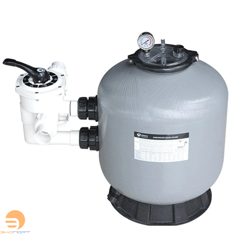 Фильтр песочный Emaux S500 (Ø535 мм, 11м3/ч, с боковым 6-п вентилем 1 1/2")