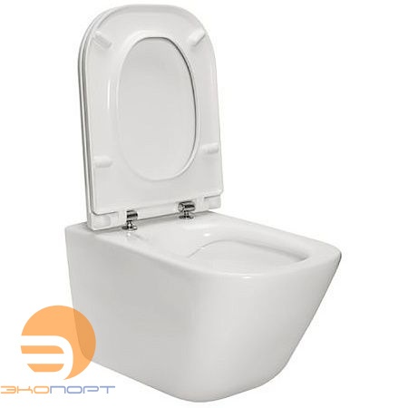 Унитаз Gap rimless ROCA подвесной с сиденьем Slim Soft Close дюропласт