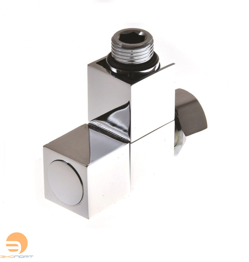 Кран угловой колпачок квадратный 3/4"х1/2" г/ш с отражателем SMART
