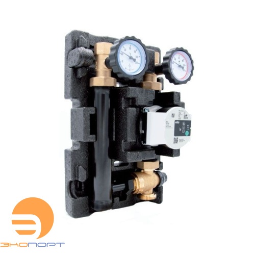 Насосно-смесительный модуль 1" TK DN25 ECO 2 (без насоса, термостат 45 - 70°C) Huch