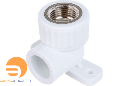 Угольник с креп. 20*1/2" ВР PPRC Valfex