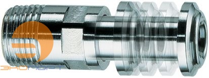 Переходник телескопический 1/2", хром, удлинение 35-60мм FAR