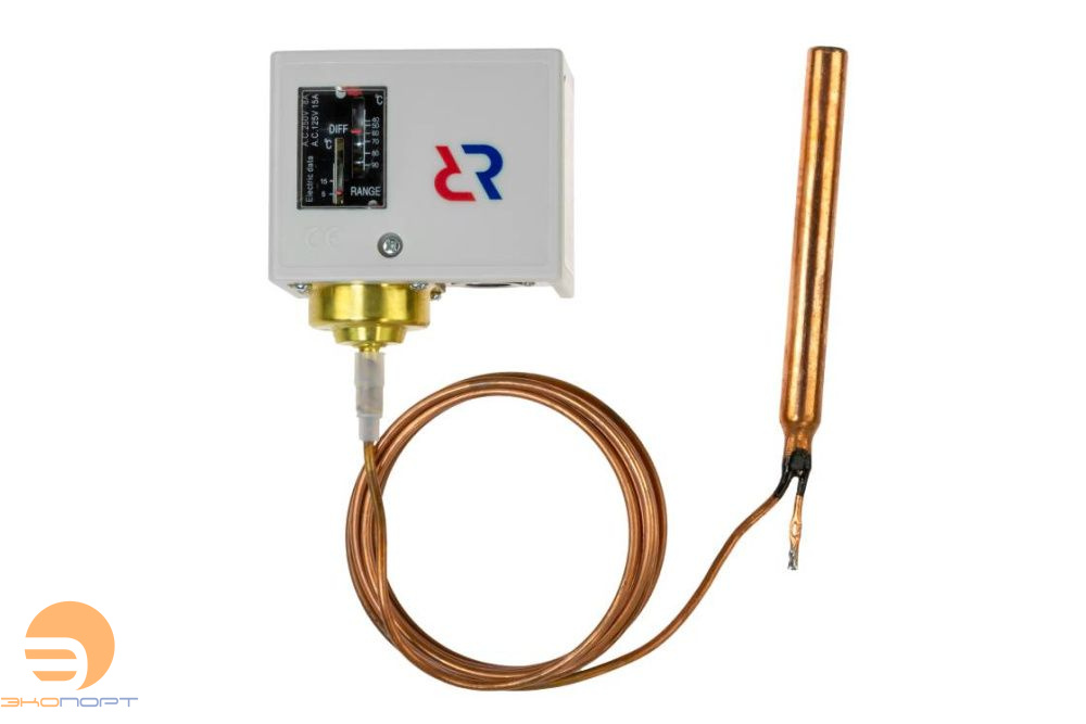 Реле температуры KP80R (70...120 C), L=2м, Ридан