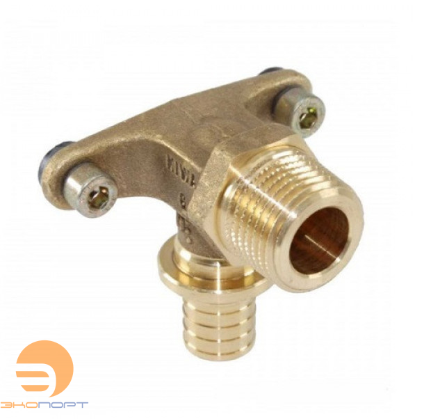 Угольник 16-R1/2 НР настенный, бронза RX+ Rehau