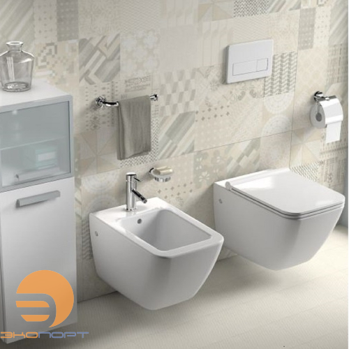 Комплект унитаза подвесного с крышкой PURE, JIKA ((8204230000001 / 8.2042.3.000.000.1)+(8.9342.2.300.063.1))