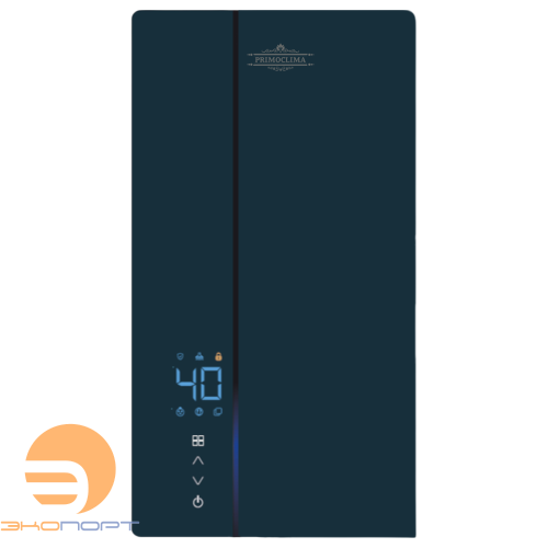 Водонагреватель проточный ATLAS 9 кВт, 380 В, сине-серый PRIMOCLIMA