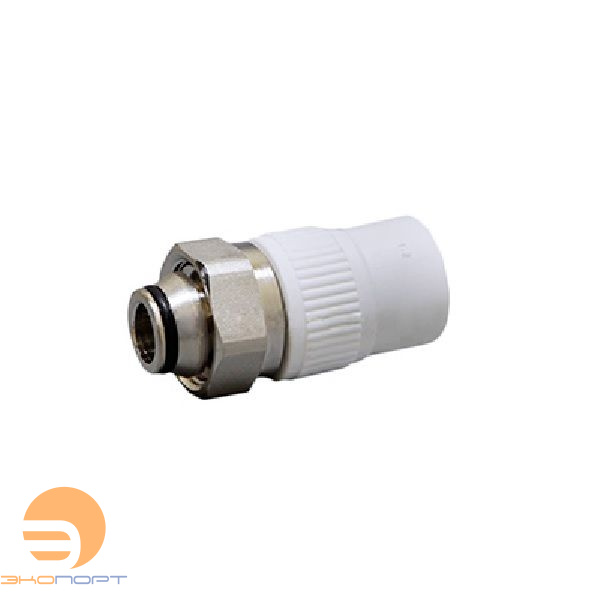 Муфта с накидной гайкой евроконус 20х3/4" PPRC FUSITEK