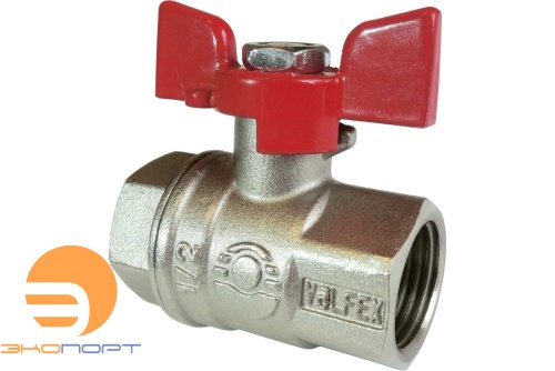 Кран шаровой ВР  3/4" (бабочка) Valfex