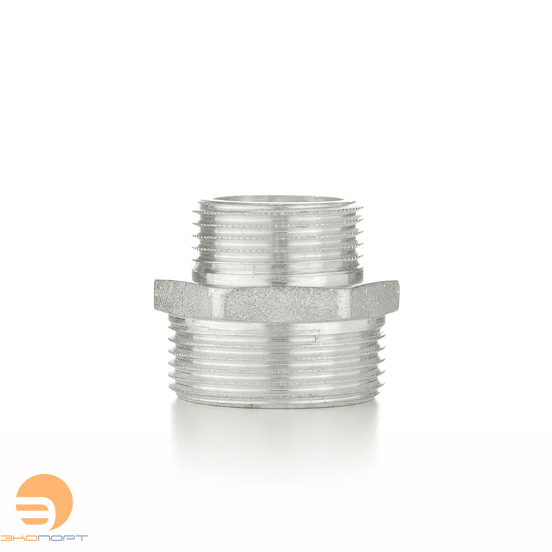 Ниппель переходной  НН  3/4х1" TIN (олово Италия) Elsen
