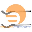 Набор плоских кронштейнов с дюбелями 7x170мм, серый (уп.=2шт.) Royal Thermo