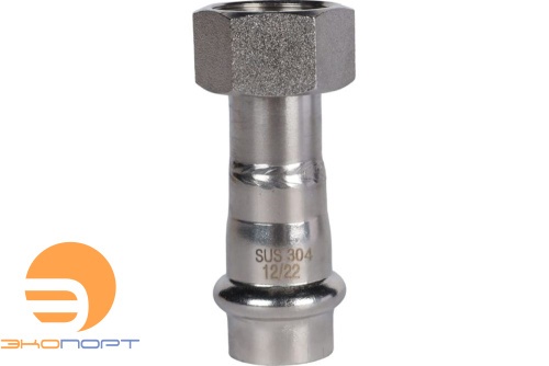 Переходник 22х3/4 НГ нерж. Rommer