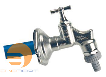 Кран шаровой латунный KFE Exclusive DN1/2" НР, PN16bar, прямой, со штуцером Meibes