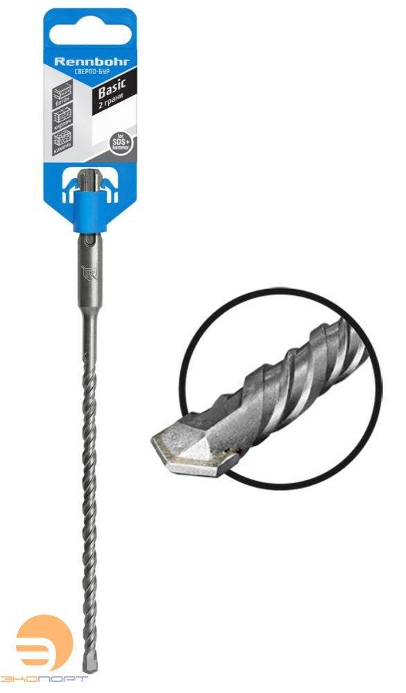 Сверло-бур д/бет. SDS+ 16 x 260мм "Rennbohr Basic" КРЕПЕЖ