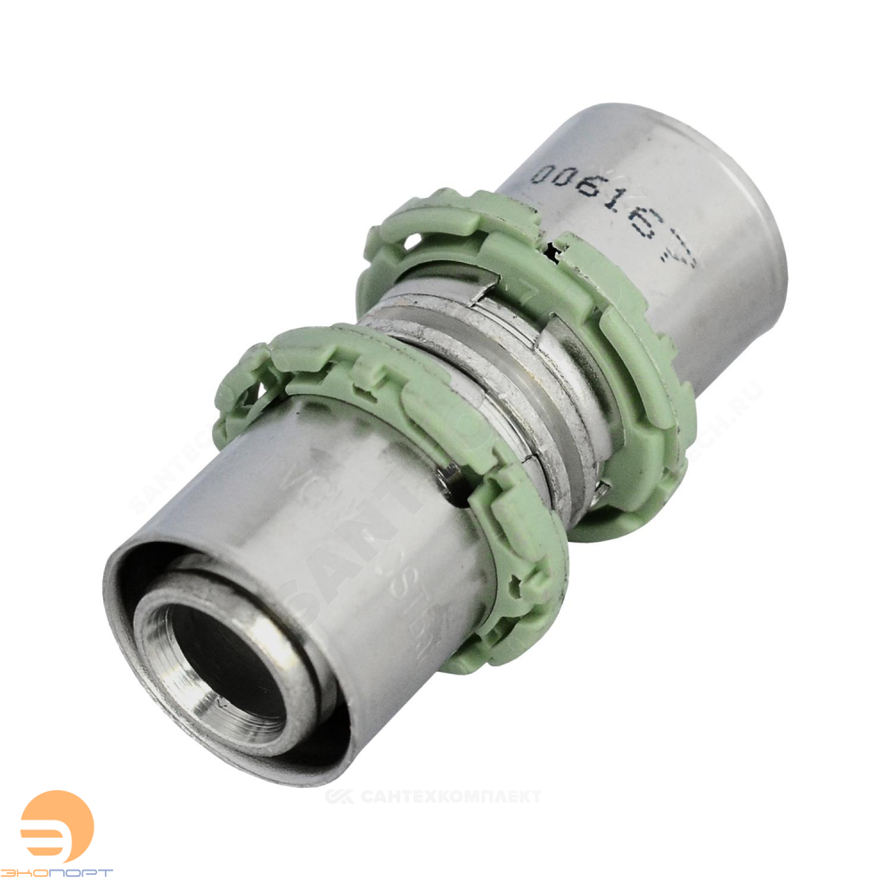 Муфта 26-26 латунь, пресс Comap