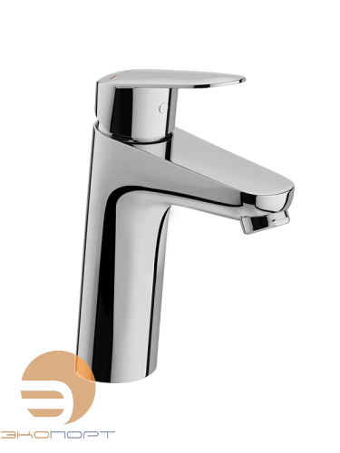 Смеситель для умывальника Flow Round, монолитный, хром, Vitra 