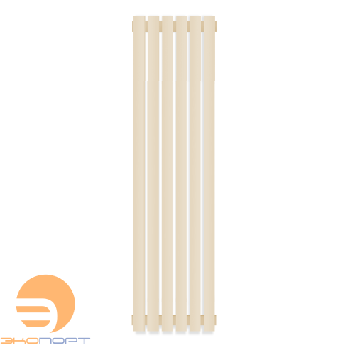 Радиатор QUADRUM 60 V 1750- 6 RAL 1M103SS181 светло-бежевый муар