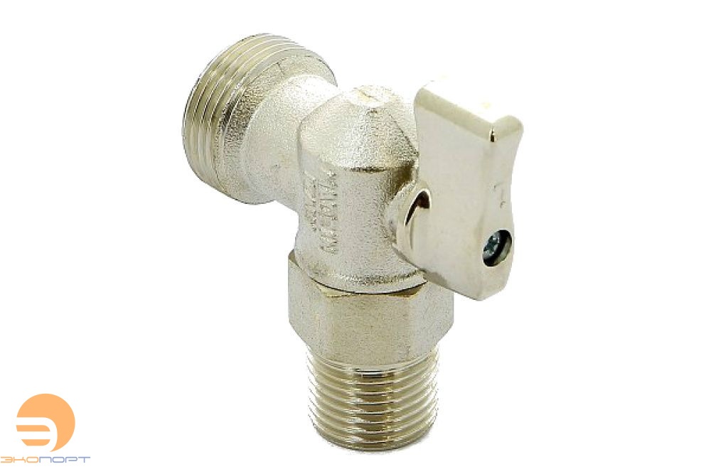 Кран шаровой угловой сантех. 1/2х3/4 ITAP