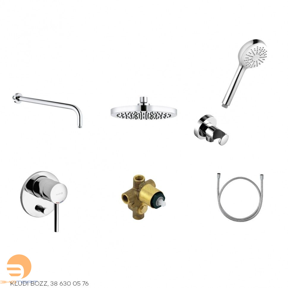 Комплект для душа 7 в 1 KLUDI BOZZ, хром