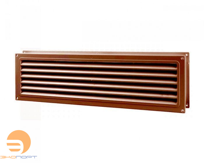 Решетка вент. дверная VM 500х90 DH коричневая, пласт. (2шт/уп) HACO