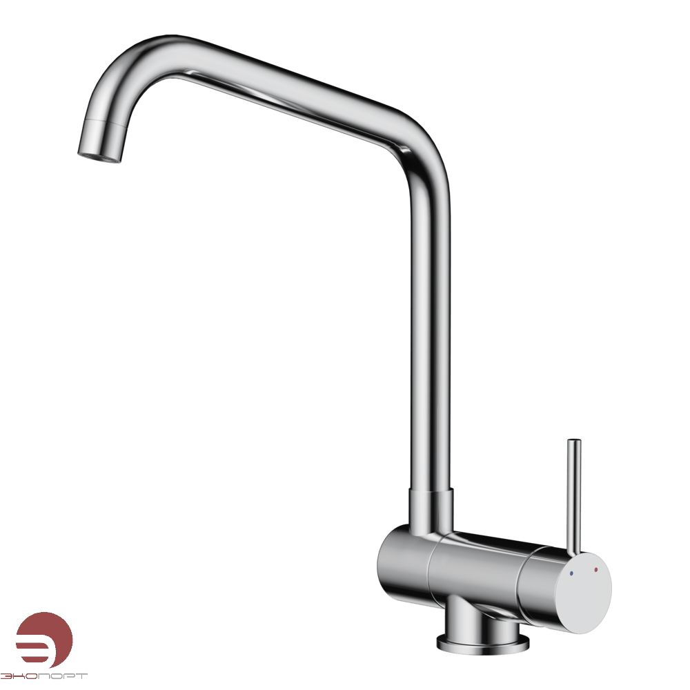 Смеситель для кухни Mori C, хром, для установки под окно, Omoikiri (Выставочный образец)