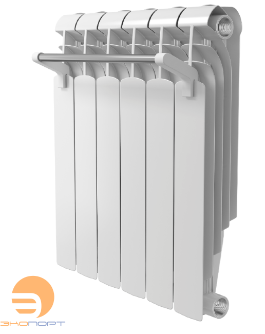 Полотенцедержатель на 6 секц. 15х415мм белый Royal thermo