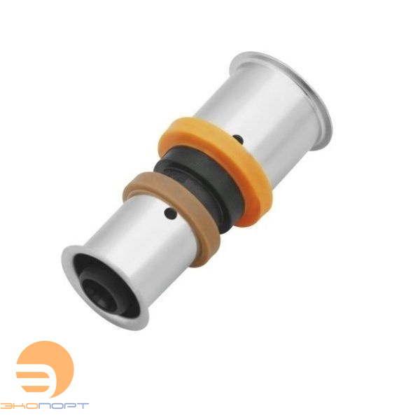 Соединитель  двухсторонний 25*2,5 / 16*2  с пресс-кольцом PPSU Press KAN-therm