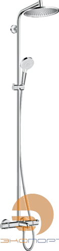 Душевая система Crometta S240 1jet  Showerpipe с изливом, HANSGROHE